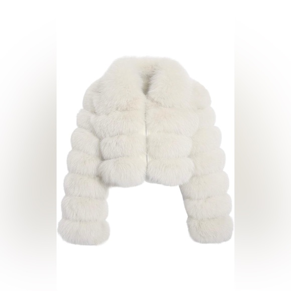 Jackets & Blazers - Women Fluffy Faux Fur Coat Cropped Puffer Jacket Winter Warm Fuzzy Teddy Jacket